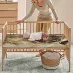 Vintage Pug Portrait Print Baby Crib Sheet