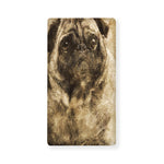 Vintage Pug Portrait Print Baby Crib Sheet