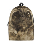 Vintage Pug Portrait Print Backpack