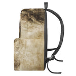 Vintage Pug Portrait Print Backpack