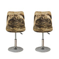 Vintage Pug Portrait Print Bar Stool Covers