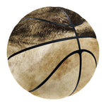 Vintage Pug Portrait Print Basketball