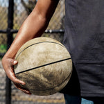 Vintage Pug Portrait Print Basketball