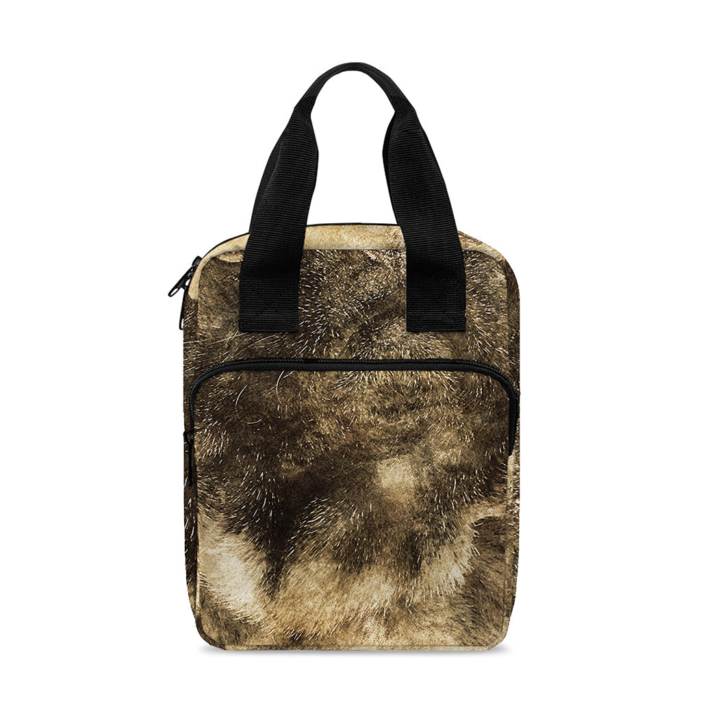 Vintage Pug Portrait Print Bible Tote Bag