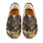 Vintage Pug Portrait Print Casual Shoes