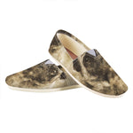 Vintage Pug Portrait Print Casual Shoes