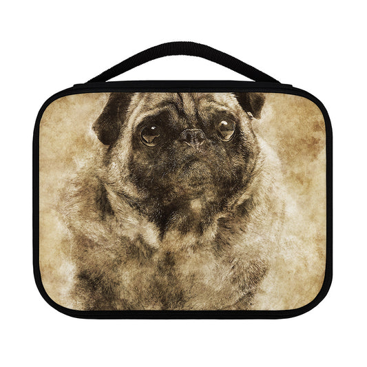 Vintage Pug Portrait Print Classic Bible Case