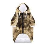 Vintage Pug Portrait Print Dog Zip Up Hoodie