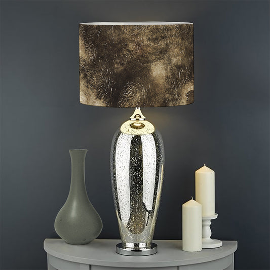 Vintage Pug Portrait Print Drum Lamp Shade