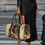 Vintage Pug Portrait Print Duffle Bag