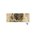 Vintage Pug Portrait Print Extended Mouse Pad