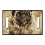 Vintage Pug Portrait Print Golf Cart Seat Cover