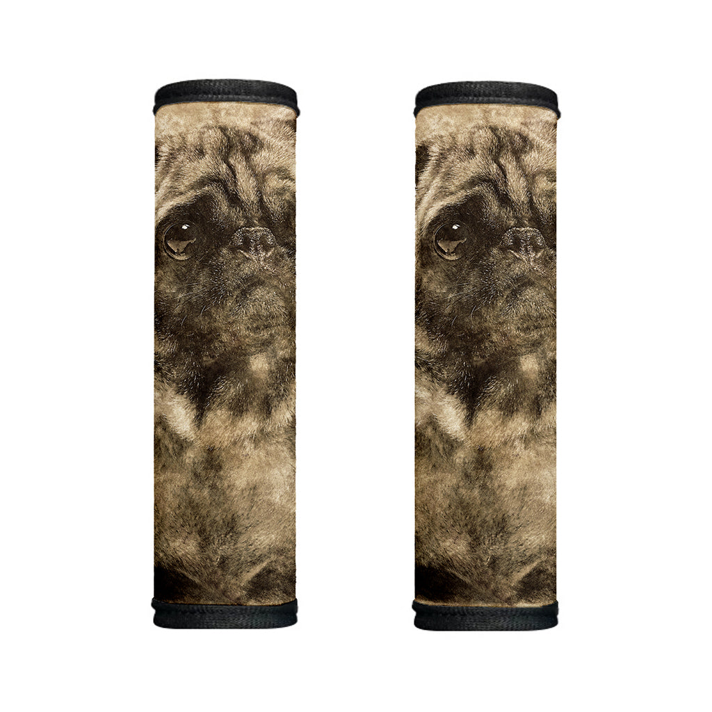 Vintage Pug Portrait Print Handle Covers