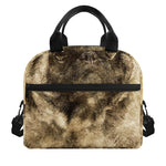 Vintage Pug Portrait Print Insulated Lunch Bag