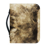 Vintage Pug Portrait Print Leather Bible Cover