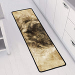 Vintage Pug Portrait Print Long Kitchen Mat