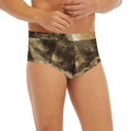 Vintage Pug Portrait Print Men's Briefs