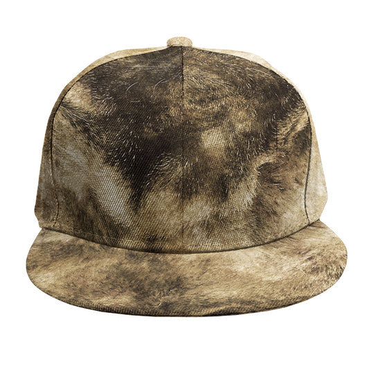 Vintage Pug Portrait Print Snapback Cap