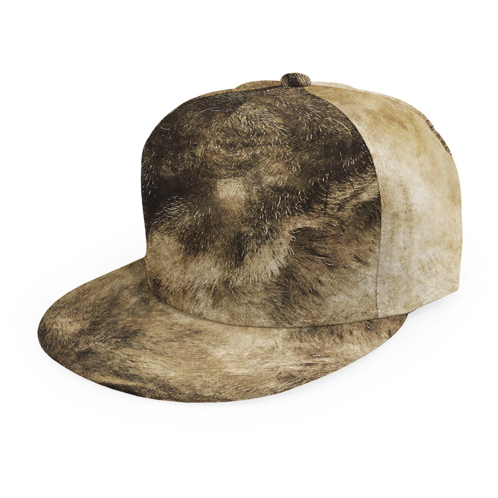 Vintage Pug Portrait Print Snapback Cap