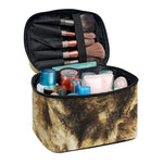 Vintage Pug Portrait Print Travel Makeup Bag