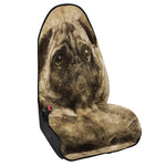 Vintage Pug Portrait Print Waterproof Car Seat Cover