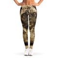 Vintage Pug Portrait Print Women's Leggings