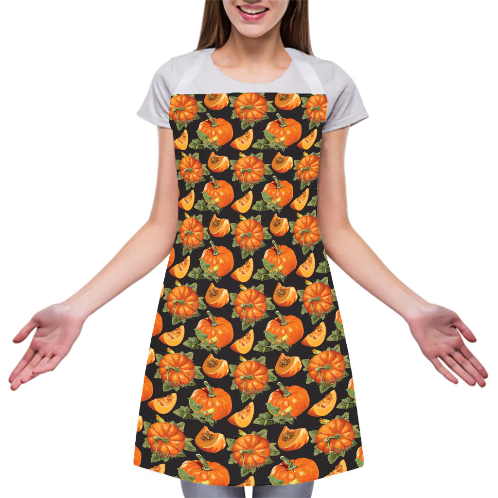 Vintage Pumpkin Pattern Print Adjustable Apron