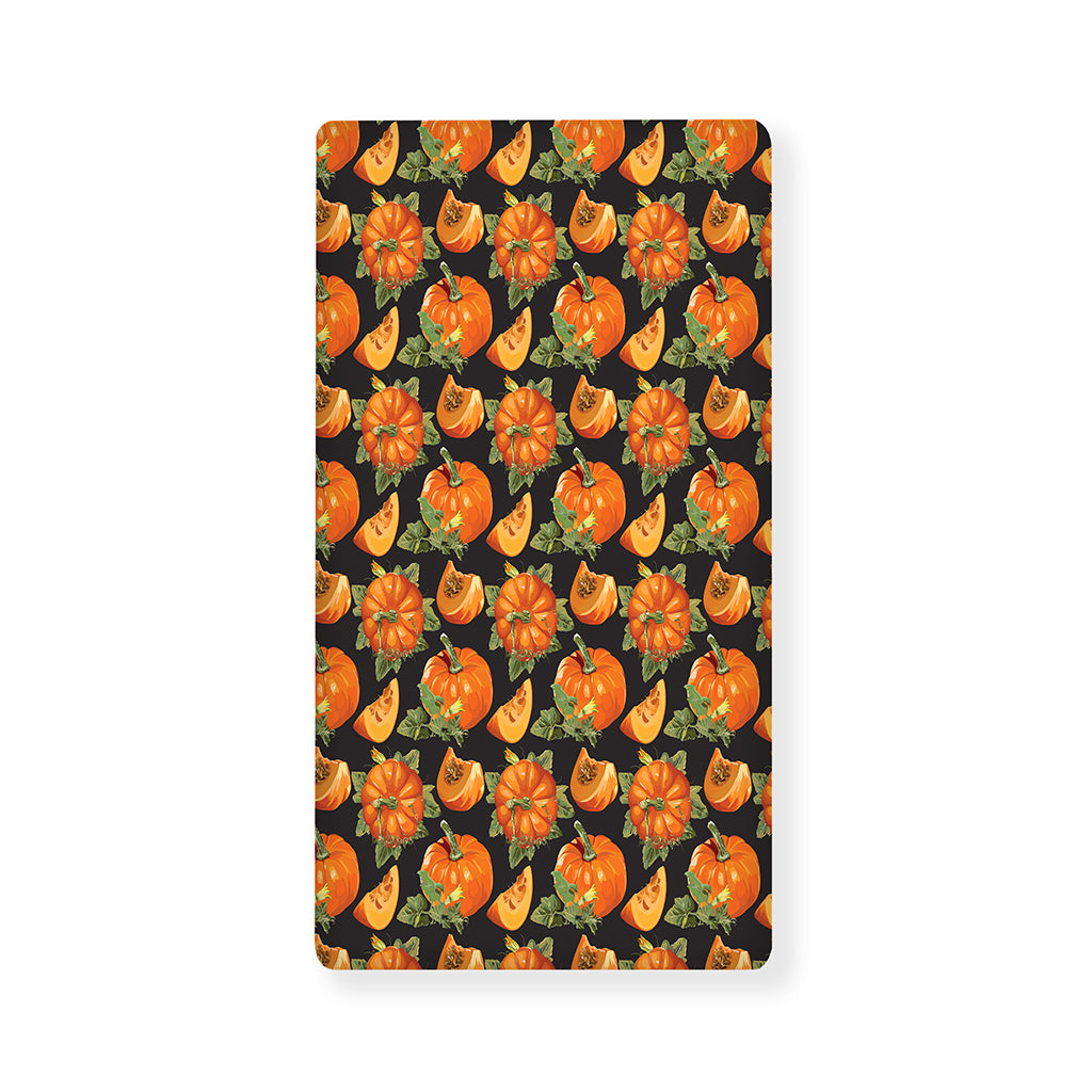 Vintage Pumpkin Pattern Print Baby Crib Sheet