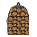 Vintage Pumpkin Pattern Print School Backpack