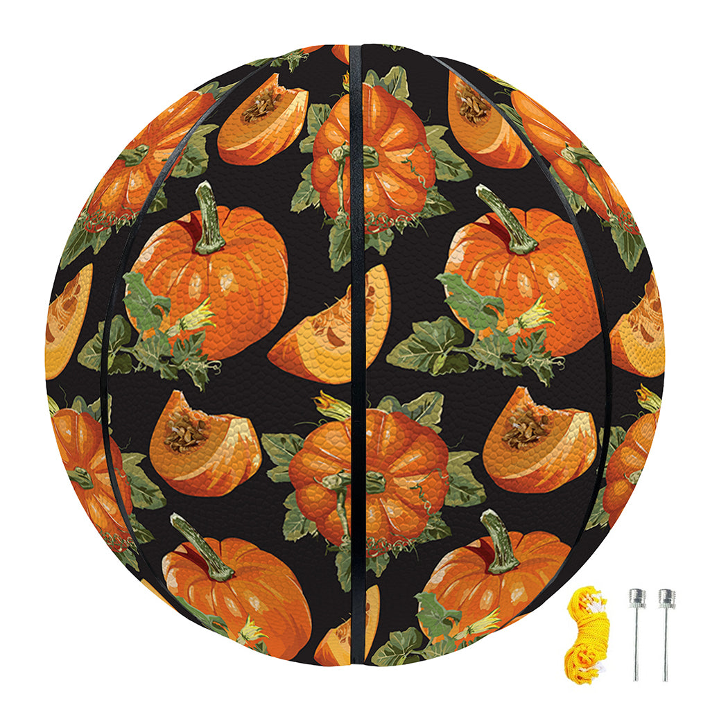 Vintage Pumpkin Pattern Print Basketball
