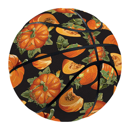 Vintage Pumpkin Pattern Print Basketball