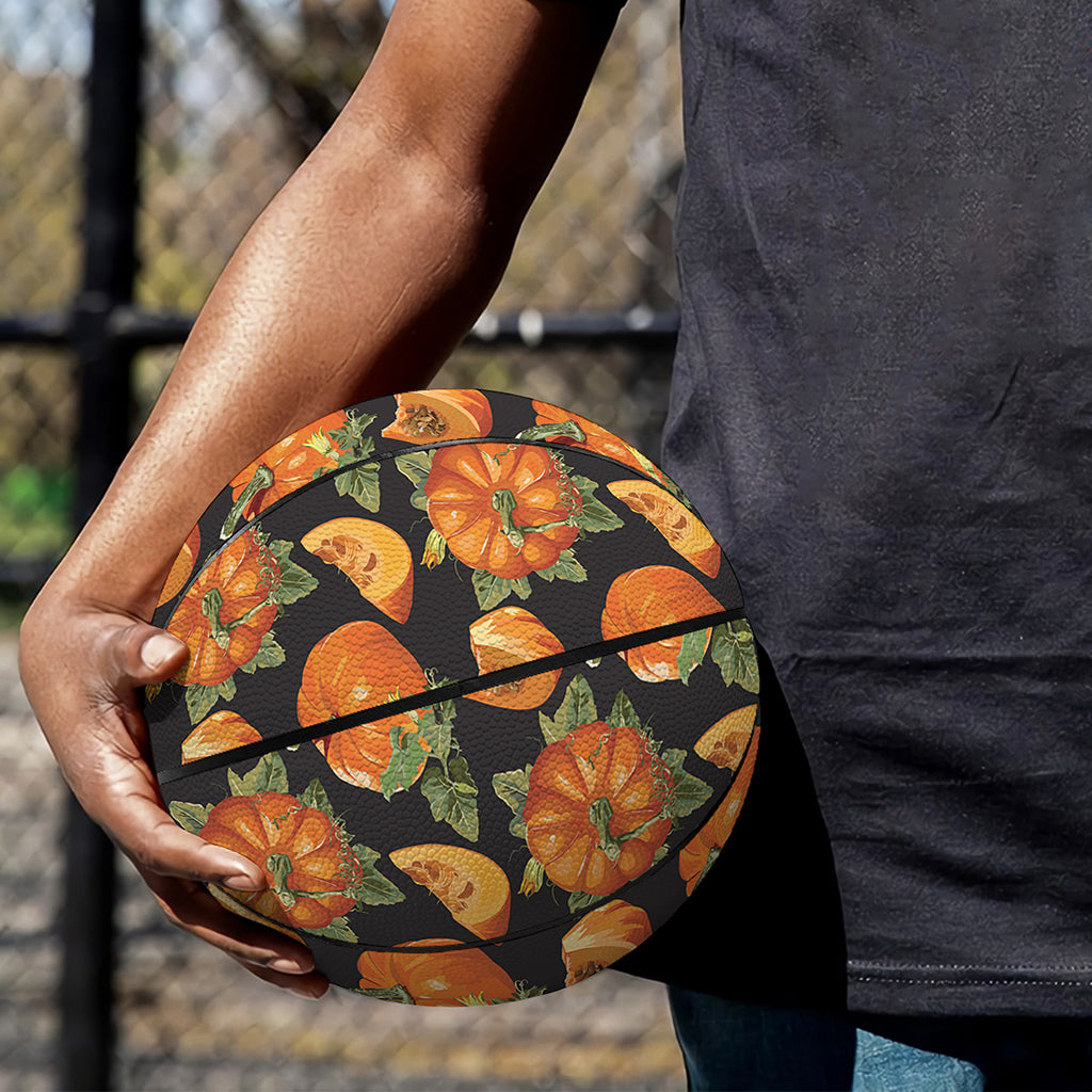 Vintage Pumpkin Pattern Print Basketball
