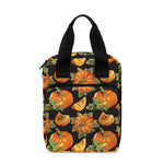 Vintage Pumpkin Pattern Print Bible Tote Bag
