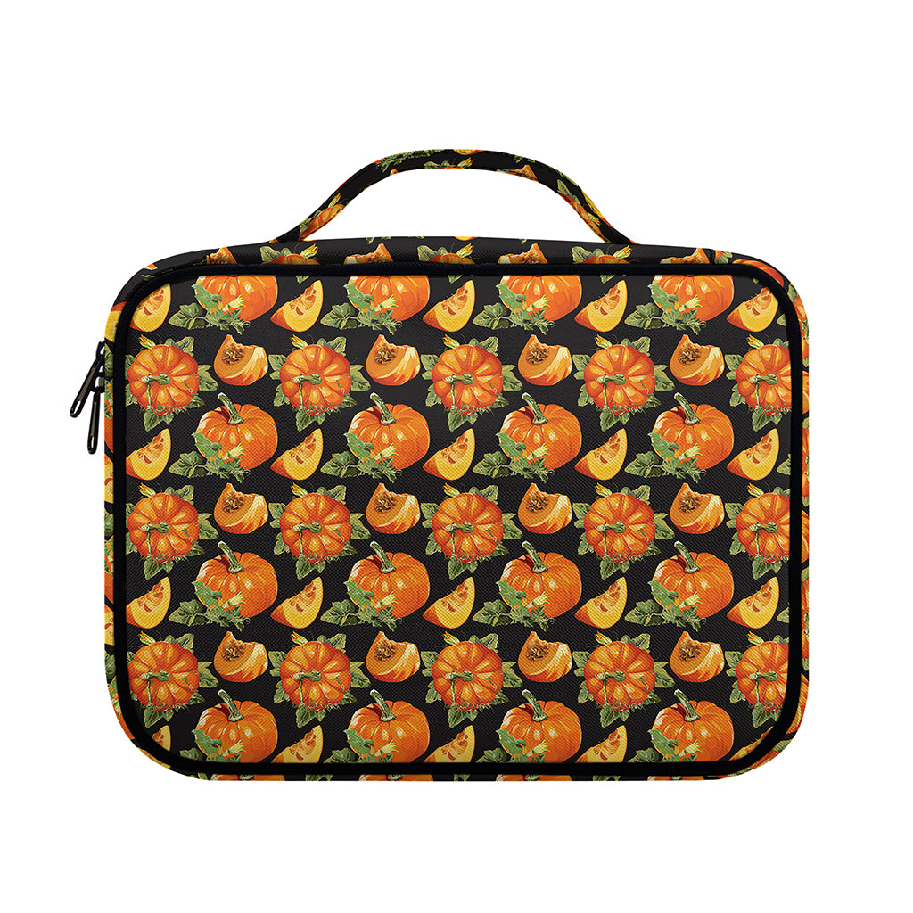 Vintage Pumpkin Pattern Print Briefcase Bible Bag