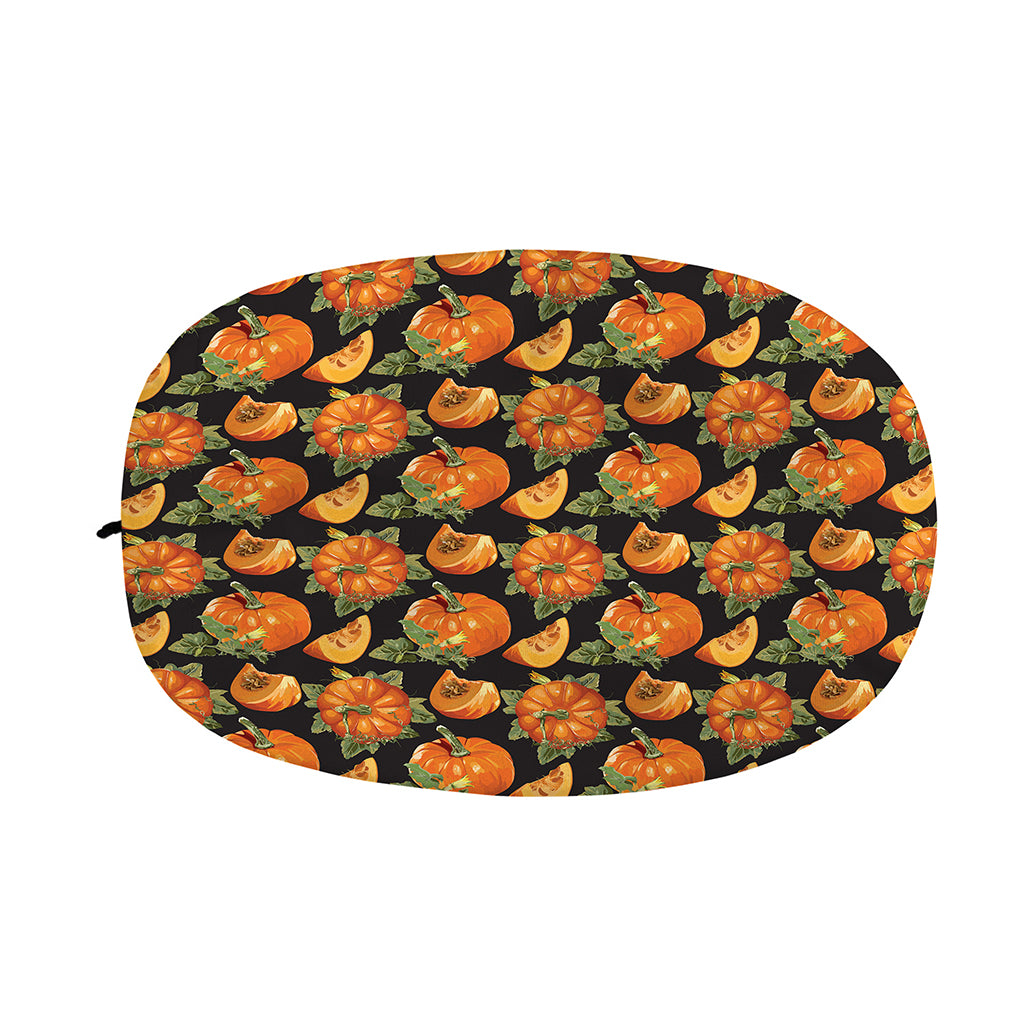 Vintage Pumpkin Pattern Print Car Side Mirror Covers