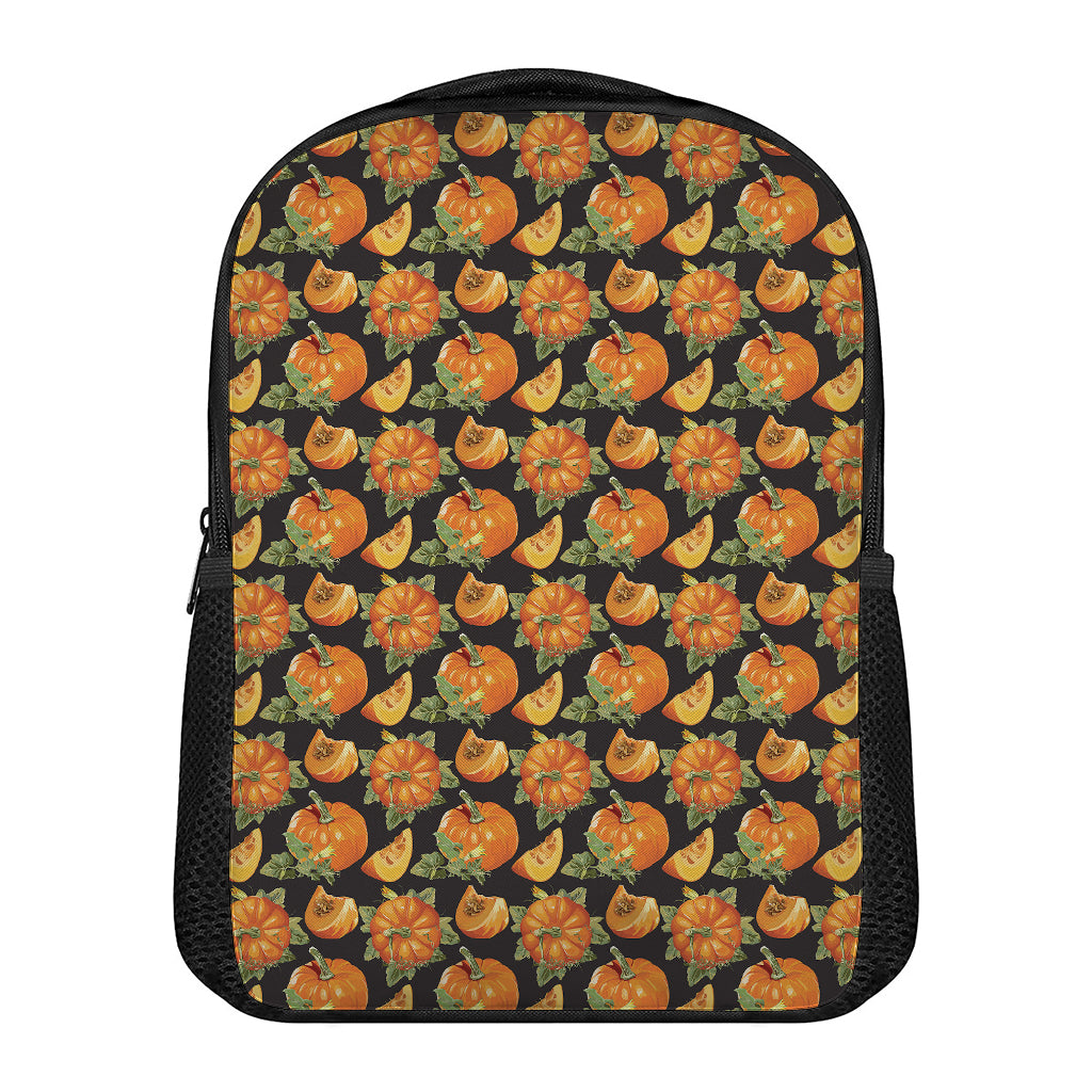 Vintage Pumpkin Pattern Print Casual Backpack