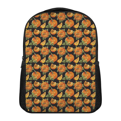 Vintage Pumpkin Pattern Print Casual Backpack