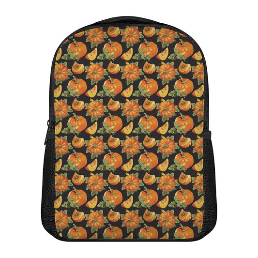 Vintage Pumpkin Pattern Print Casual Backpack