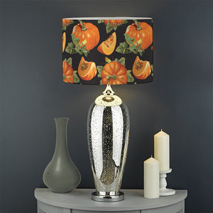 Vintage Pumpkin Pattern Print Drum Lamp Shade