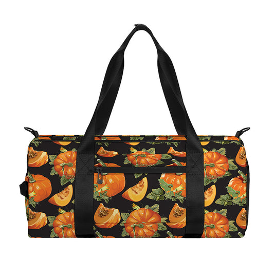 Vintage Pumpkin Pattern Print Gym Bag