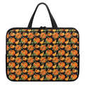 Vintage Pumpkin Pattern Print Laptop Sleeve With Handle