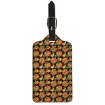 Vintage Pumpkin Pattern Print Luggage Tag