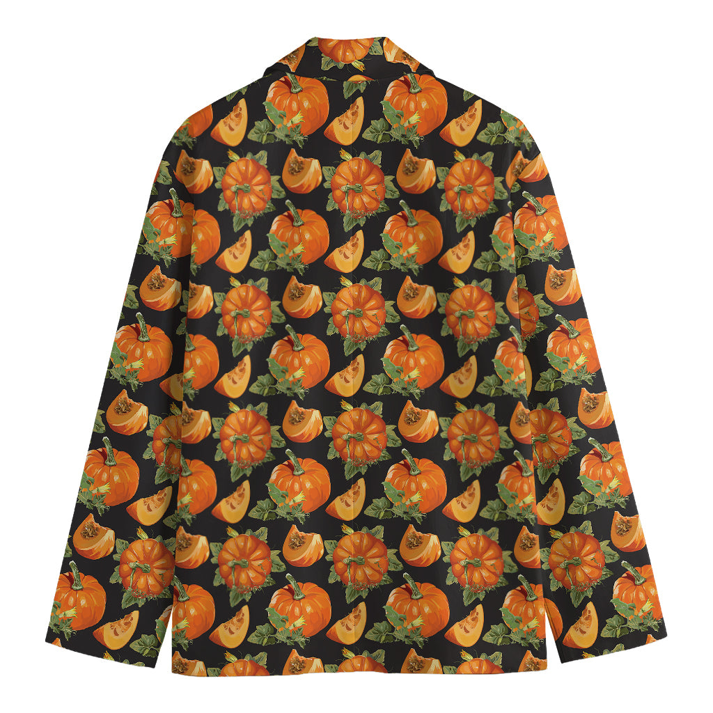 Vintage Pumpkin Pattern Print Men's Blazer