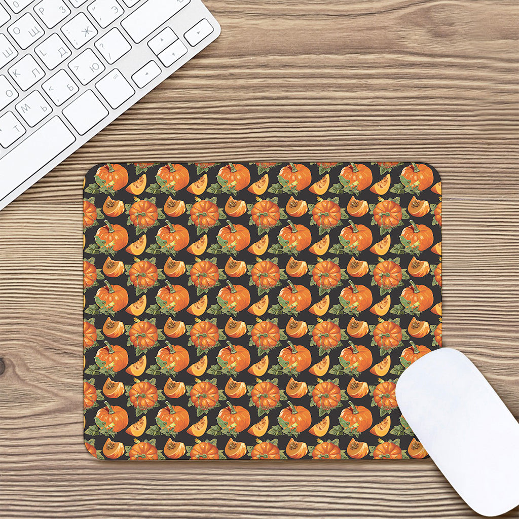 Vintage Pumpkin Pattern Print Mouse Pad