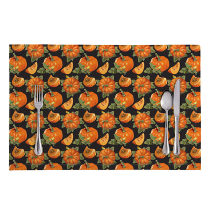 Vintage Pumpkin Pattern Print Placemat