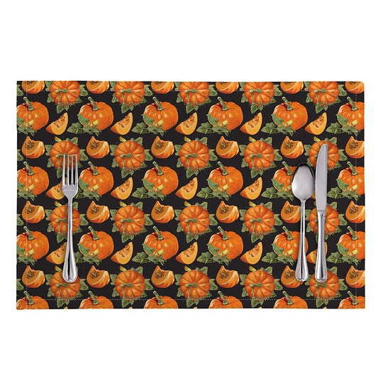 Vintage Pumpkin Pattern Print Placemat