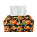 Vintage Pumpkin Pattern Print Rectangle Tissue Box Cover