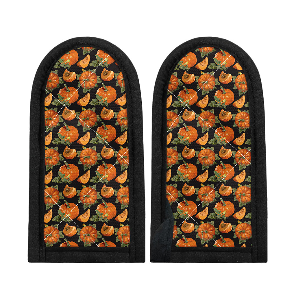 Vintage Pumpkin Pattern Print Skillet Handle Cover