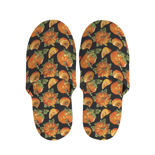 Vintage Pumpkin Pattern Print Slippers