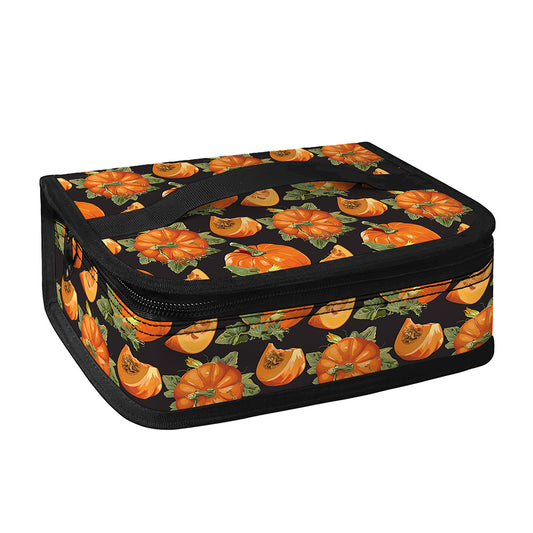 Vintage Pumpkin Pattern Print Small Lunch Bag
